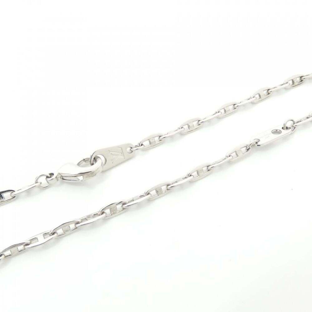 LOUIS VUITTON Silver Necklace - Picture 4 of 5